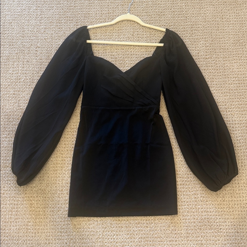 NBD Black Long Sleeve Dress